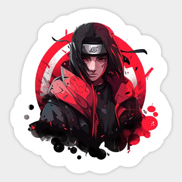 itachi Sticker by weirdesigns